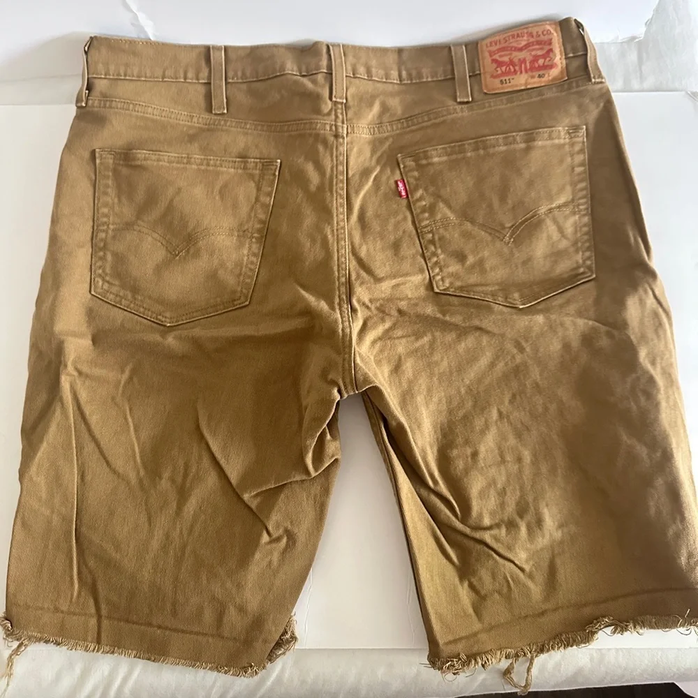 Levi's Men's Brown Denim Jean Shorts